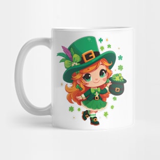 Cute St Patrick's Day Girl Mug